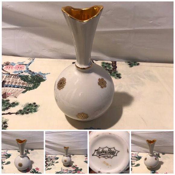 Holley Ross distinguish China 24k teardrop vase - Picture 4 of 8